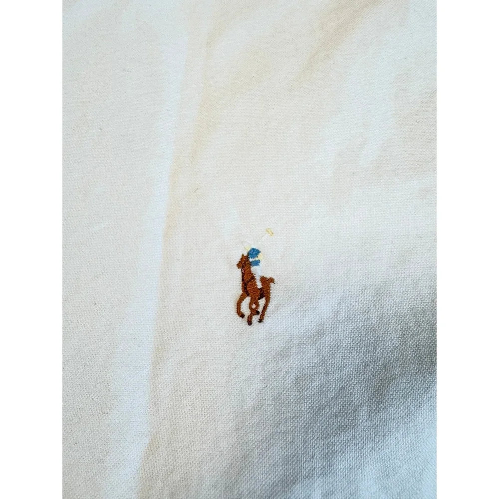 Polo Ralph Lauren Classic Fit Oxford Shirt White Button Down Men's XXL